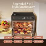Our Place Large Wonder Oven Pro | 8-in-1 Digital Countertop Oven with Large 32Qt quarts | Non-toxic, Quartz & Stainless Steel | Air Fry, Toast, Roast, Bake, Broil, Reheat & Dehydrate | Char