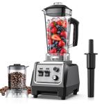 H-Duka 1800W Smoothie Blender and Grinder Combo 70OZ Large Capacity Countertop Blenders for Kitchen High Speed Blender for Smoothies Ice Crushing Frozen Drinks Puree