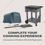 Current® Model P Smart Electric Pizza Oven, 12-Inch, 850°F Max, 5 Cooking Modes, App Connectivity for Temperature Monitoring & Custom Cooking Times, Compact for Indoor & Outdoor Use, Beige