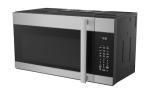 SHARP SMO1754JS Over the Range Microwave Oven with 13.6" Carousel Turntable, 30-inch, 1.7 Cubic Feet, 1,000 Watt, 300CFM Fan, Sensor Cooking, Edge to Edge Black Glass with Stainless