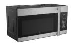 SHARP SMO1754JS Over the Range Microwave Oven with 13.6" Carousel Turntable, 30-inch, 1.7 Cubic Feet, 1,000 Watt, 300CFM Fan, Sensor Cooking, Edge to Edge Black Glass with Stainless