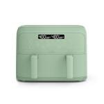 bella 4 Qt TriZone Air Fryer, EverGood™ Ceramic Nonstick Coating, Dual Basket Design w Removable Divider, Digital Touchscreen Control w 6 Preset Cooking Options, 1200 Watt, 3lb Capacity, Seaglass