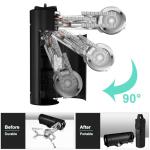 Odoland Portable Camping Stove Butane 1400W Gas Stove Collapsible Backpacking Stove for Indoor Outdoor Cooking Hiking and Picnic