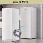 BANGSON Upright Freezer,7.0 Cu.ft Stand Up Freezer,Convertible Upright Freezer/Refrigerator,Single Door for Kitchen,Office,Apartment,White