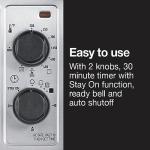 Proctor Silex Simply-Crisp Air Fryer Toaster Oven Combo with 4-in-1 Functionality (Air Fry, Bake, Broil & Toast), 1200 Watts, Fits 4 Slices or Personal Pizza, Auto Shutoff, Black (31265)