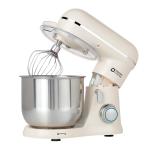 Kitchen in the Box Stand Mixer, 3.5 QT Small Kitchen Electric Stand Mixers, 10-Speed Portable Lightweight Dough Mixer for Daily Use with Egg Whisk, Dough Hook, Beater (Cream White)