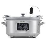 Crockpot Programmable 7-Quart Cook & Carry Slow Cooker with Sous Vide Stainless Steel