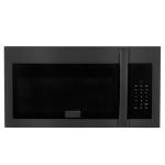ZLINE Over the Range Convection Microwave Oven in Black Stainless Steel with Modern Handle and Sensor Cooking