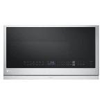 2.1 cu. ft. 30 in. Width PrintProof Stainless Steel 1,050-Watt Smart Over-The-Range Microwave Oven with ExtendaVent 2.0