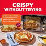 Instant Pot No Preheat Required* 4-Slice Air Fryer Toaster Oven with InstantHeat Technology, 7-in-1, Air Fry, Bake, Toast, Roast, Broil, Warm, and Make Pizza