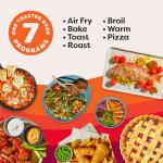 Instant Pot No Preheat Required* 4-Slice Air Fryer Toaster Oven with InstantHeat Technology, 7-in-1, Air Fry, Bake, Toast, Roast, Broil, Warm, and Make Pizza