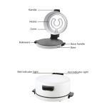 Electric Pizza Oven, 12 inch Pizza Maker Indoor Countertop Pizza Ovens Crispy Crust Stone Baked Pizza, Homemade Pizza in 6 Minutes! Ideal for Indoor or Outdoor Party