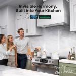 VIKIO HOME Range Hood Insert 30 Inch, 980 CFM Built-in Kitchen Vent Hood, Ducted/Ductless Convertible, Stainless Steel Range Hood with Gesture & Touch Control, Kitchen Hoods for Over Stove