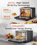 FOTILE HYZK32-E3-B ChefCubii 1.1 cu. ft. 4-in-1 Combi-Steam Oven with Steam-Bake, Air Fry, Convection, Dehydrator Functions, and 50 Preset Menus, Black