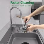 Floisdace J8 Cold Press Juicer, 6.5" Extra Wide Feed Chute Juicer Machines, 350W Slow Juicer Machines with High Juice Yield for Whole Vegetables & Fruits, BPA Free (Titanium Gray)