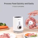 Simplus 3 in 1 Blender and Food Processor Combo for Kitchen, Small Electric Food Chopper, Meat and Vegetable Grinder, 380W High Speed 5 Cup Blenders with 2 Speeds and Pulse for Smoothies and Shakes