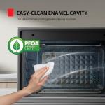 TOSHIBA ChefFry Air Fryer Toaster Oven Combo, 12-in-1 Convection Countertop Oven, 34QT / 32L Large Capacity, 1750W, Master Pizza Modes Design with Exclusive Dual-Temp Tech, Stainless Steel