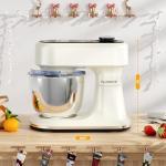 9-IN-1 Stand Mixer, 660W 12-Speed Kitchen Mixer, 5.5QT Bowl Household Food Mixers include Dough Hook, Whisk and Beater, Food Mixer for Most Home Cooks, Kitchen Scale for Baking and Most Home Cooks