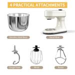 9-IN-1 Stand Mixer, 660W 12-Speed Kitchen Mixer, 5.5QT Bowl Household Food Mixers include Dough Hook, Whisk and Beater, Food Mixer for Most Home Cooks, Kitchen Scale for Baking and Most Home Cooks