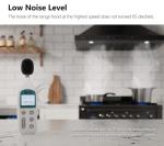 IKTCH 36 inch Black Wall Mount Range Hood, 900 CFM Ducted/Ductless Stainless Steel Vent Hood with Gesture Sensing & Touch Control Switch Panel, 2 Pcs Adjustable Lights(IKP02-36-BSS)