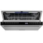 Empava 24 Inch Built-in Dishwasher, Stainless Steel Tub 15 Place Settings, 8 Wash Cycles, Top Control, Auto Door Dry, 49 dB Ultra Quiet, Energy Star & UL Certified