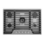 Empava 30 Inch Gas Cooktop, Stove Top LPG/NG Convertible, 5 SABAF Sealed Burners Made in Italy, Ion Ignition Technology,CSA Certified,in Stainless Steel, for Homes, kitchens