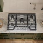 Empava 30 Inch Gas Cooktop, Stove Top LPG/NG Convertible, 5 SABAF Sealed Burners Made in Italy, Ion Ignition Technology,CSA Certified,in Stainless Steel, for Homes, kitchens