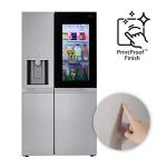27 cu. ft. Side by Side Smart Refrigerator w/InstaView and Craft Ice in PrintProof Stainless Steel