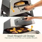 Cuisinart CGG-403 Pizza Oven 3-in-1 Grill, Griddle, Stainless Steel