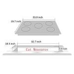 34 Inch Gas Cooktop DT5809 Built-in Stainless Steel 5 Burners Gas Stovetop LPG/NG Convertible Dual Fuel Gas Hob