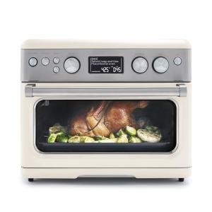 GreenPan 13-in-1 Elite Countertop Convection Oven & Air Fryer, PFAS-Free Ceramic Tray & Pizza Pan, Adjustable Racks, Multifunction Presets, Toaster, Bake, Broil, Roast, Proof, Dehydrate, Cloud Cream