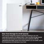 Magic Chef Mini Fridge with Freezer, 3.5 Cu Ft Compact Dorm Refrigerator - Personal Beverage Cooler for Office, Classroom, Bedroom, & Garage