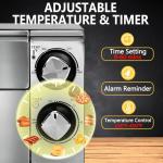 Hijolla Electric Pizza Oven Commercial Pizza Maker Countertop Pizza Machine 1200w With Timer, Stainless Steel Pizza Cooker,Indoor Countertop Pizza Oven For Home、Restaurant & Commercial Use