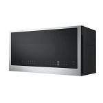 LG Smart 30 in. W 2 cu. ft. Over The Range Microwave with EasyClean 1,050-Watt in PrintProof Stainless Steel MVEL2033F