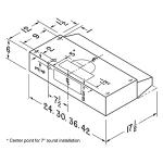 Broan-NuTone F402423 Exhaust Fan for Under Cabinet Two-Speed Four-Way Convertible Range Hood Insert with Light, 24-Inch, Black