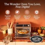 Our Place Large Wonder Oven Pro | 8-in-1 Digital Countertop Oven with Large 32Qt quarts | Non-toxic, Fast Quartz Heating | Air Fry, Toast, Roast, Bake, Broil, Reheat & Dehydrate | Stainless Steel