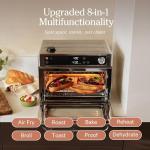 Our Place Large Wonder Oven Pro | 8-in-1 Digital Countertop Oven with Large 32Qt quarts | Non-toxic, Fast Quartz Heating | Air Fry, Toast, Roast, Bake, Broil, Reheat & Dehydrate | Stainless Steel