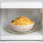 Nostalgia Retro 1000W Microwave Oven 1.1 Cu Ft Capacity – Child Safety Lock, 8 Auto-Cook Settings – Countertop Kitchen Appliance – Ivory