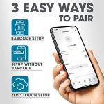 SHARP SDW6767HS Smart Dishwasher Works with Alexa. Includes LED Interior lights, Stainless Steel interior, Heated Dry with Fan Assist, Wash Zone cleans half load on either rack, Adjustable Third Rack