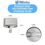 Mintu AEZ73293801 Gas Cooktop Knob Assembly Replacement for LG LCG3011ST LCG3091ST LCG3611ST LCG3691ST HG7522JR HG7522KR HG9522JR HG9522KR Cooktop