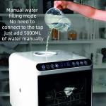 Dishwasher Tabletop dishwasher Portable Small fully automatic dishwasher with four wash modes plus drying and sterilizing modes Can be connected to the tap and filled manually
