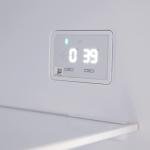 Avanti Apartment Refrigerator Freestanding Dual Door Design Fridge with Top Freezer, Adjustable Temperature Control and Frost Free Defrost, for Condo, House, Small Kitchen Use, 14.3-Cu.Ft, Metallic