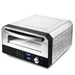 Electric Pizza Oven Indoor, Heats up to 800°F, 12” Pizzas in Minutes, Countertop Pizza Oven with 6 Touchscreen Presets, Pizza Stone and Pizza Peel Included,Stainless Steel Pizza Maker Machine for Home