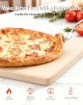 Electric Pizza Oven Indoor, Heats up to 800°F, 12” Pizzas in Minutes, Countertop Pizza Oven with 6 Touchscreen Presets, Pizza Stone and Pizza Peel Included,Stainless Steel Pizza Maker Machine for Home