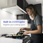 FIREGAS Range Hood 30 inch, Wall Mount Range Hood with LED Lights, 3-Speed Exhaust Fan, Ducted/Ductless Convertible, Aluminum Mesh Filters, Button Controls, Stainless Steel Kitchen Vent Hood