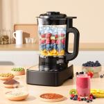 Blenders for Kitchen with Glass Jar, PRASKY 1500W Professional Heating Blender 55oz, 25000 RPM High Speed Protein Shake, Smoothies Blender Keep Warm, Auto Clean for Food Soups Sauces
