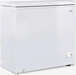 TABU 10 Cu Ft Chest Deep Freezer, Large Chest Freezer with 7 Level Adjustable Temperature,Compact Freestanding Top-opening Deep Freezer with Removable Storage Basket, White