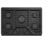 GE JGP5030DLBB 30 Inch Gas Cooktop with Power Boil, Simmer, Continuous Grates, 5 Sealed Burners and ADA Compliant