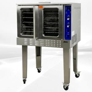 Commercial Convection Oven, Natural Gas or Propane, 54000 BTU, Single Deck, Four Legs, Restaurant Kitchen Bakery DCCOG1