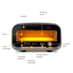 Ooni Volt 2 Electric Indoor Pizza Oven - Versatile Countertop Electric Toaster Oven, Cook 12 Inch Pizzas and More